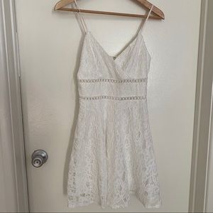 Francesca’s White Lace Dress